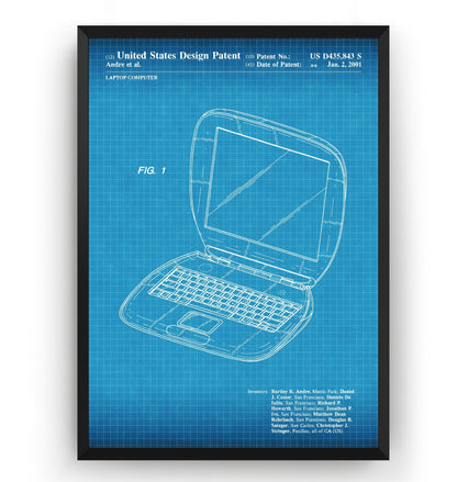 Apple iBOOK G3 2001 Patent Print - Magic Posters