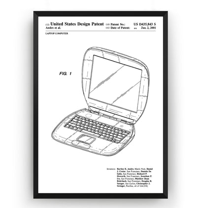 Apple iBOOK G3 2001 Patent Print - Magic Posters