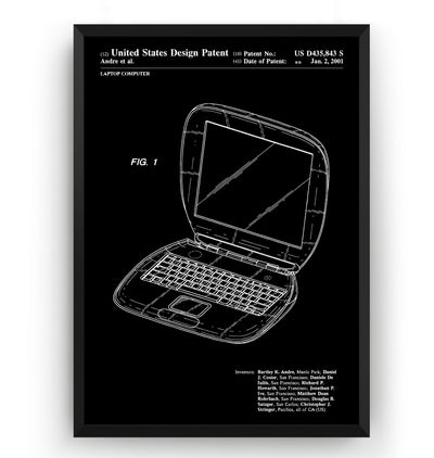 Apple iBOOK G3 2001 Patent Print - Magic Posters