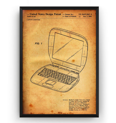 Apple iBOOK G3 2001 Patent Print - Magic Posters
