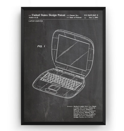 Apple iBOOK G3 2001 Patent Print - Magic Posters