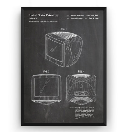 Apple iMac Monitor 2000 Patent Print - Magic Posters