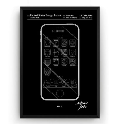 Apple iPhone 2013 Patent Print - Magic Posters