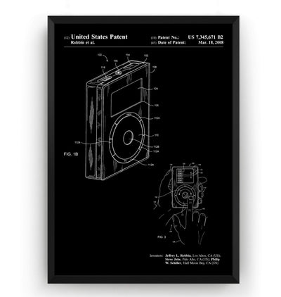 APPLE IPOD 2008 Patent Print - Magic Posters