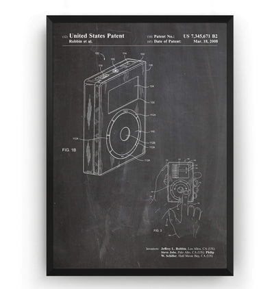 APPLE IPOD 2008 Patent Print - Magic Posters