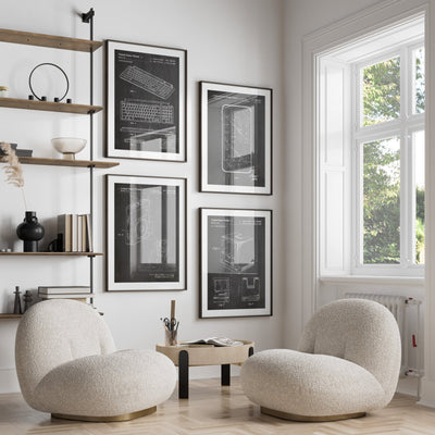 Apple Set Of 4 Patent Prints - Magic Posters