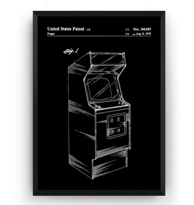 Arcade Machine Patent Print - Magic Posters