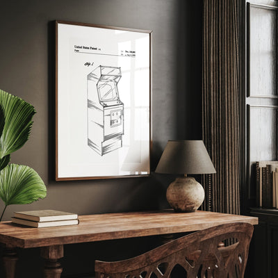 Arcade Machine Patent Print - Magic Posters