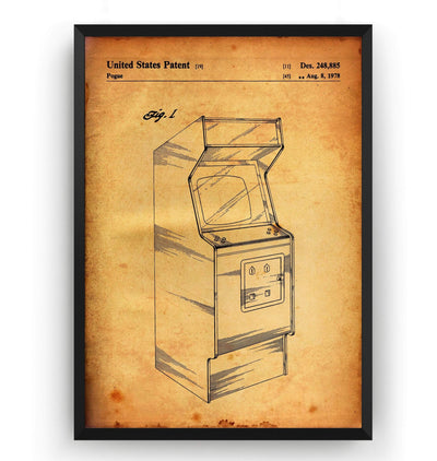 Arcade Machine Patent Print - Magic Posters