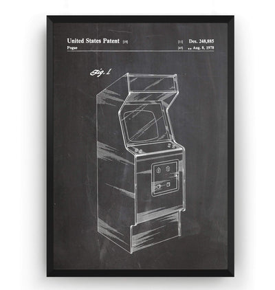 Arcade Machine Patent Print - Magic Posters