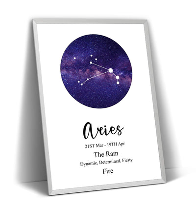 Aries Zodiac Print - Magic Posters