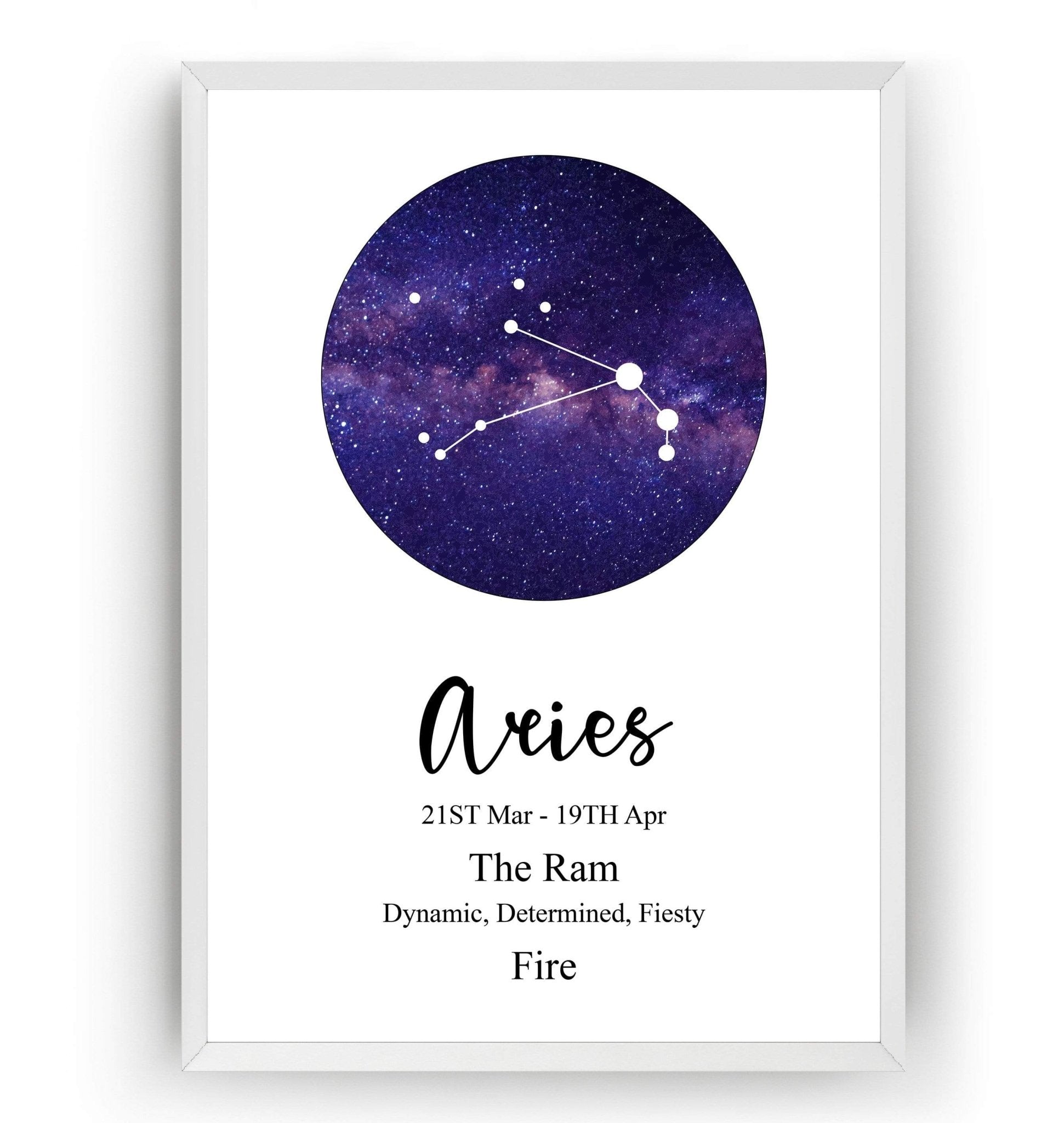 Aries Zodiac Print - Magic Posters