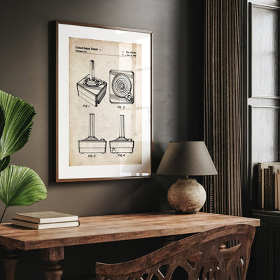 Atari Joystick Patent Print - Magic Posters