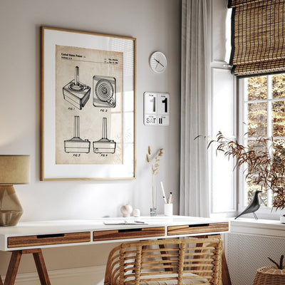 Atari Joystick Patent Print - Magic Posters