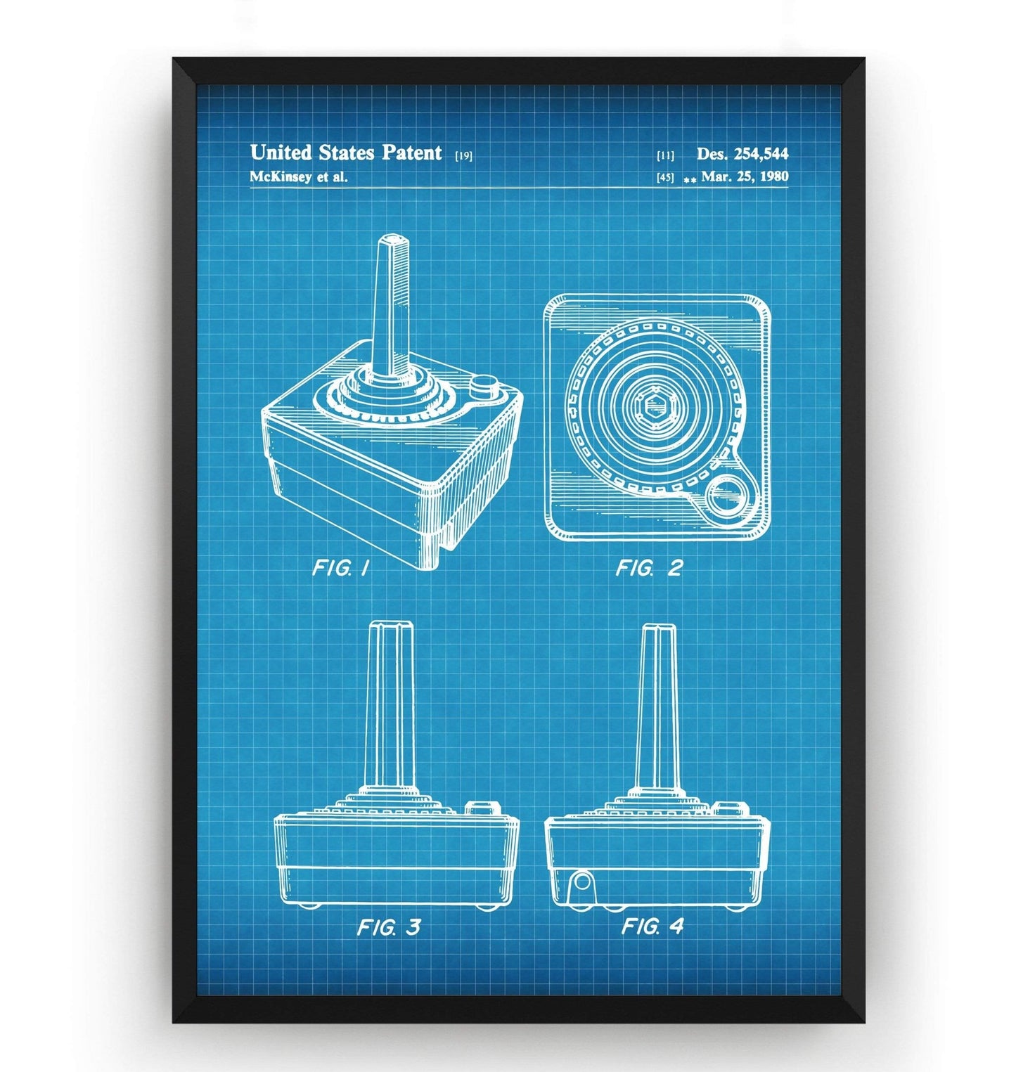 Atari Joystick Patent Print - Magic Posters