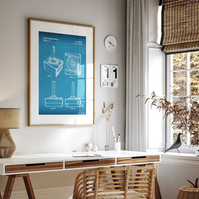 Atari Joystick Patent Print - Magic Posters