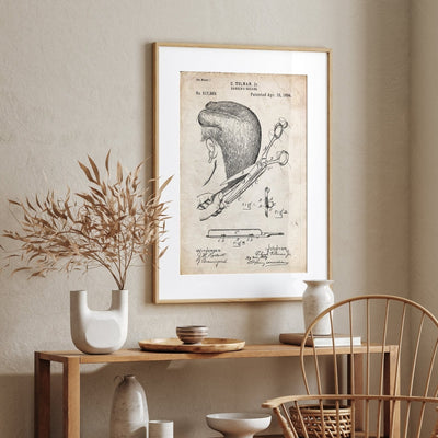 Barbers Shears 1894 Patent Print - Magic Posters