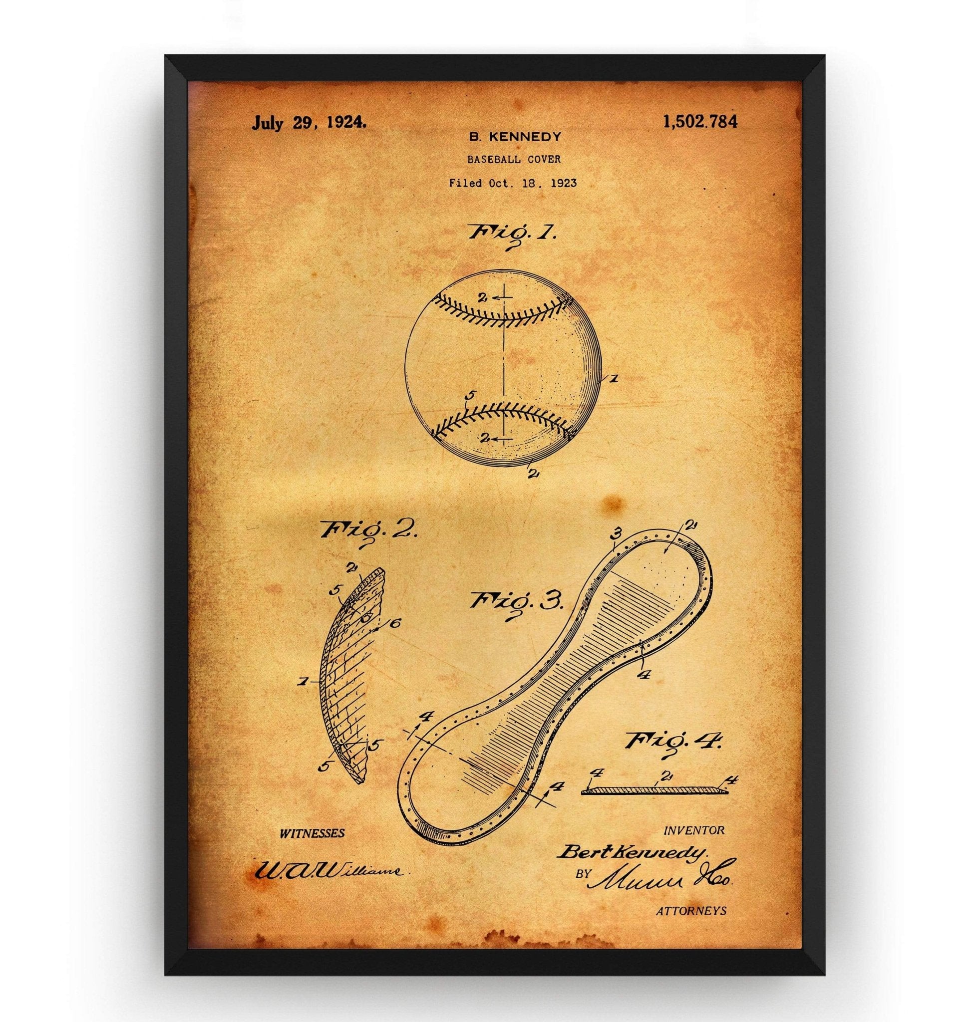 Baseball Patent Print - Magic Posters