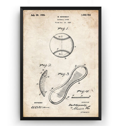 Baseball Patent Print - Magic Posters