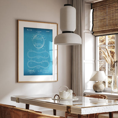 Baseball Stitching Patent Print - Magic Posters