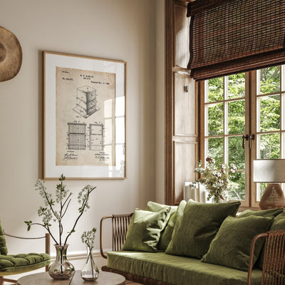 Bee Hive 1885 Patent Print - Magic Posters