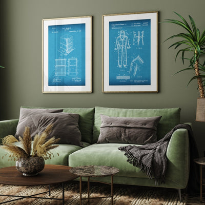 Beekeeper Set Of 2 Patent Prints - Magic Posters