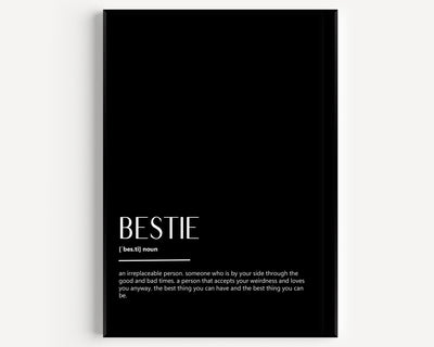 Bestie Definition Print V3 - Magic Posters