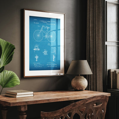Bicycle 1890 Patent Print - Magic Posters