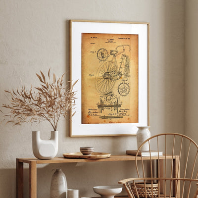 Bicycle Patent Print - Magic Posters