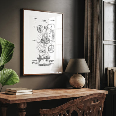 Bicycle Patent Print - Magic Posters