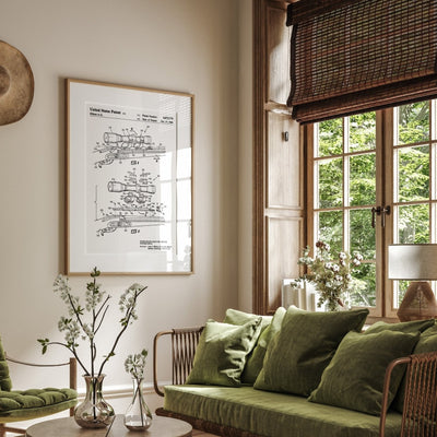 Black Powder Rifle Scope 1989 Patent Print - Magic Posters