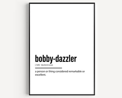 Bobby Dazzler Definition Print - Magic Posters