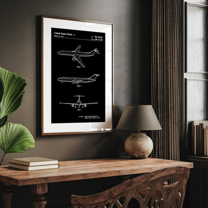 Boeing Aircraft 1981 Patent Print - Magic Posters