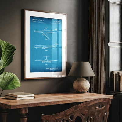 Boeing Aircraft 1981 Patent Print - Magic Posters