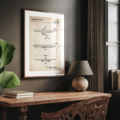 Boeing Aircraft 1981 Patent Print - Magic Posters