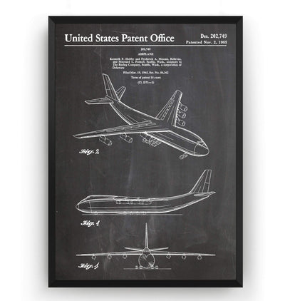 Boeing Aircraft Carrier 1965 Patent Print - Magic Posters