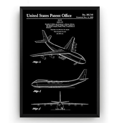 Boeing Aircraft Carrier 1965 Patent Print - Magic Posters
