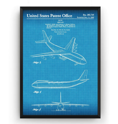 Boeing Aircraft Carrier 1965 Patent Print - Magic Posters
