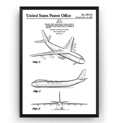 Boeing Aircraft Carrier 1965 Patent Print - Magic Posters
