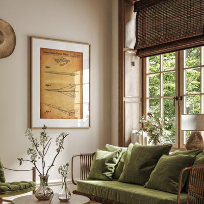 Boeing Supersonic Airplane 1967 Patent Print - Magic Posters