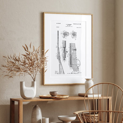 Bolt Gun Patent Print - Magic Posters