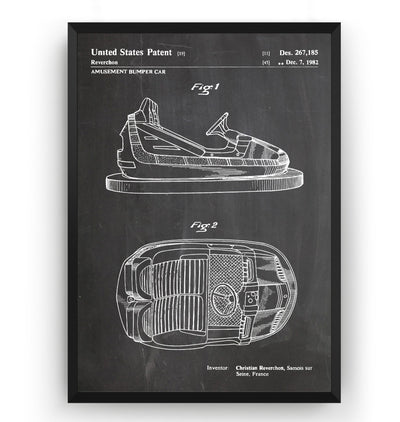 Bumper Car 1982 Patent Print - Magic Posters