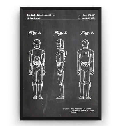 C-3PO 1979 Patent Print - Magic Posters