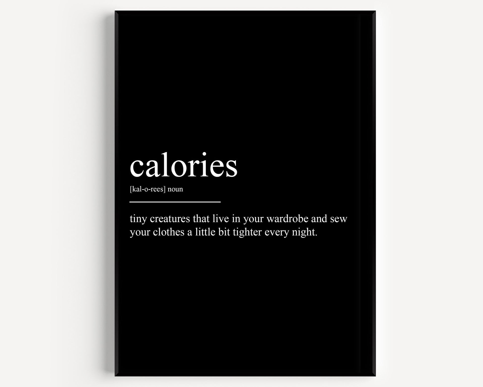Calories Definition Print V2 - Magic Posters