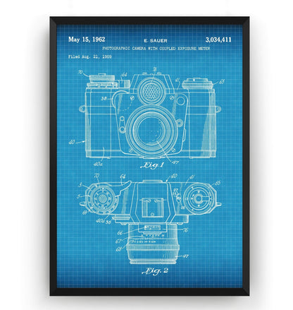 Camera 1962 Patent Print - Magic Posters