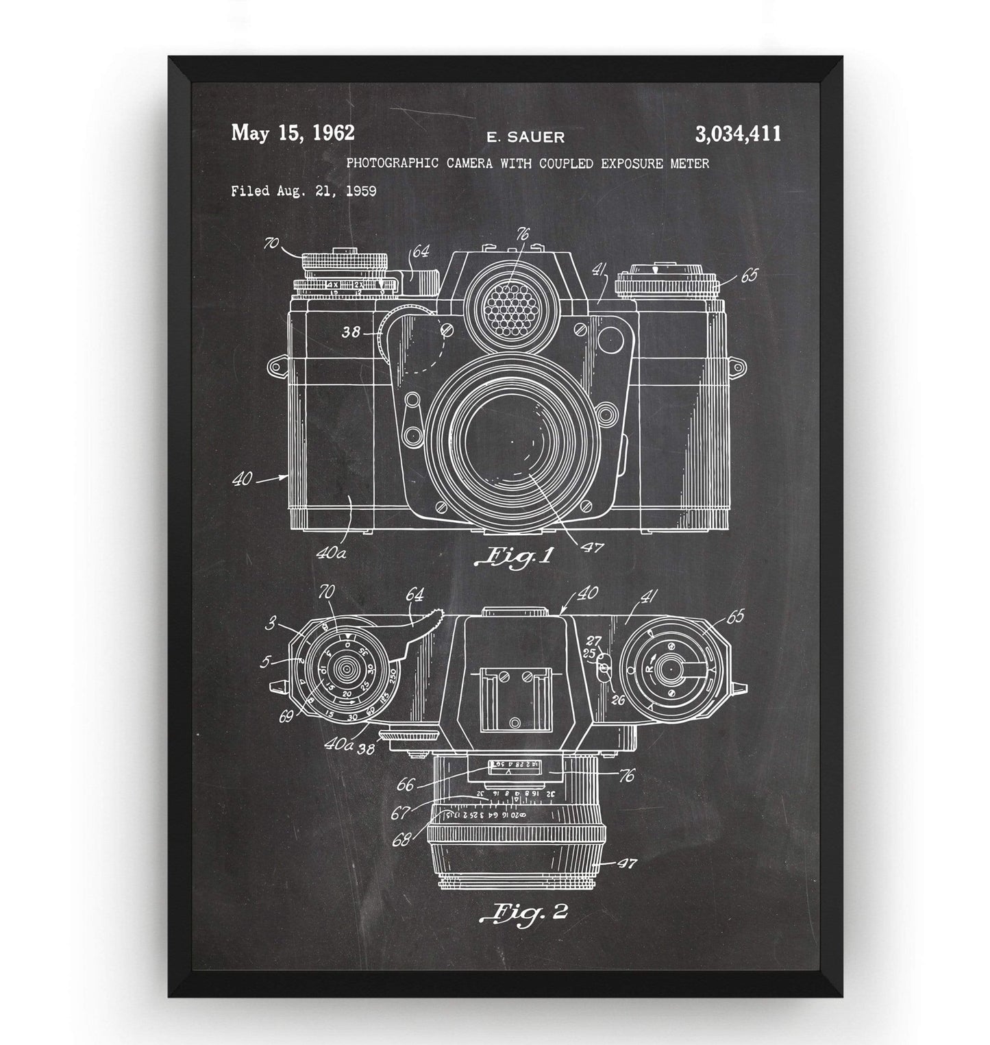 Camera 1962 Patent Print - Magic Posters
