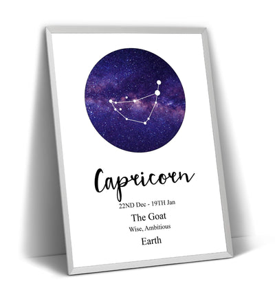 Capricorn Zodiac Print - Magic Posters