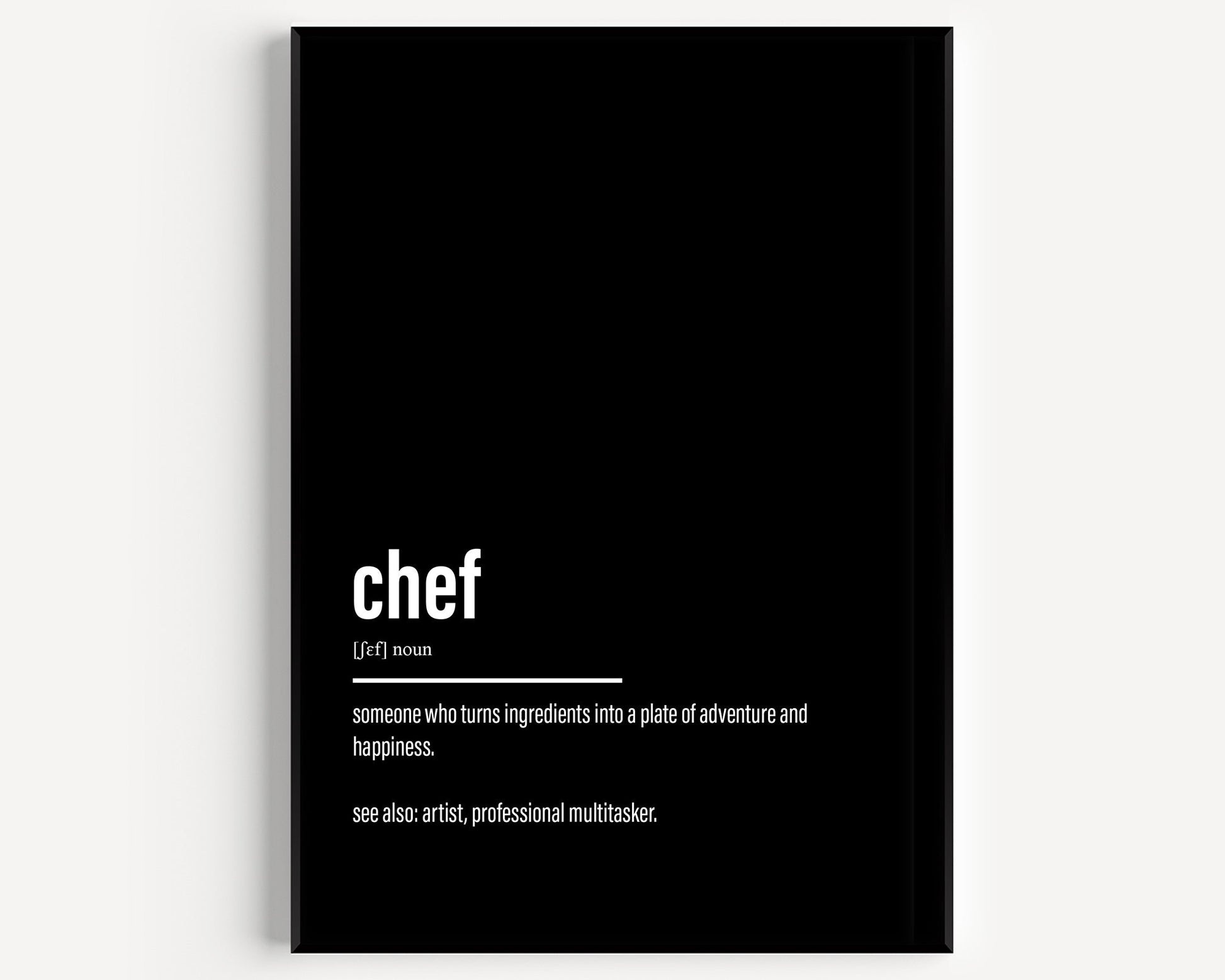 Chef Definition Print - Magic Posters