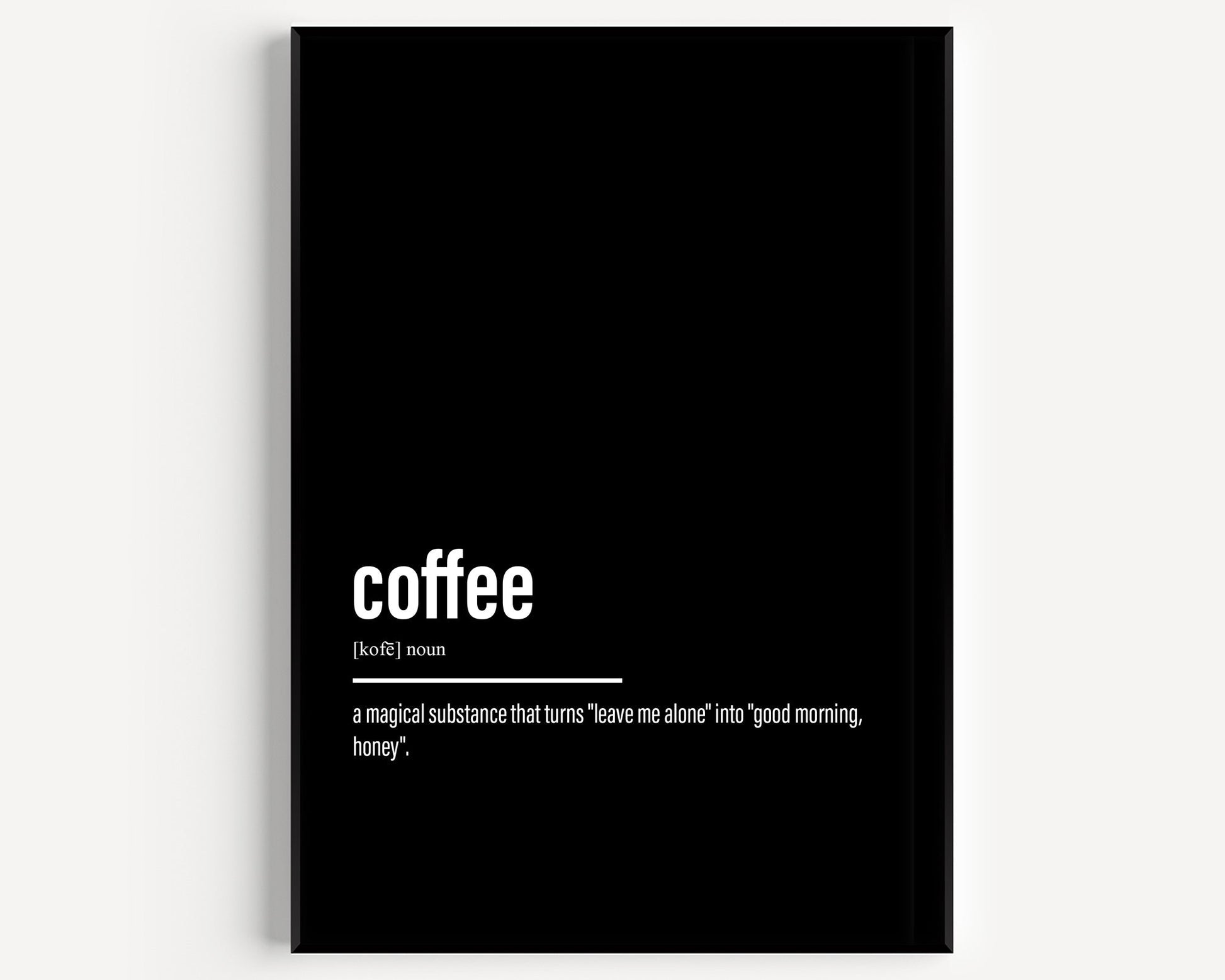 Coffee Definition Print V3 - Magic Posters
