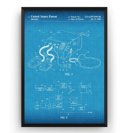 Defibrillator Patent Print - Magic Posters